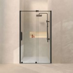 Paroi fixe avec porte coulissante DELISS